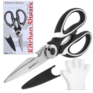 Kitchen Scissors + 100 Disposable Gloves