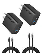 Anker 20W USB-C Charger 2-Pack