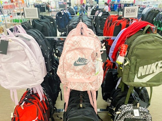 nike backpack section at kohls