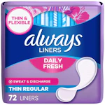 2 Always Panty Liners Packs