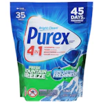 2 Purex Laundry Detergent Pacs