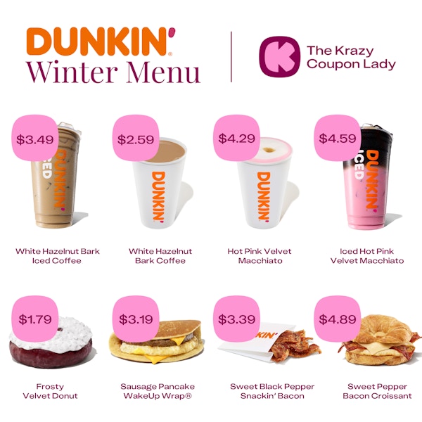 2025 Dunkin Donuts Valentine's Day Menu (Pics and Prices) The Krazy