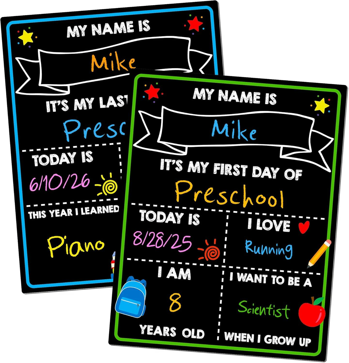 First and Last Day of School Sign