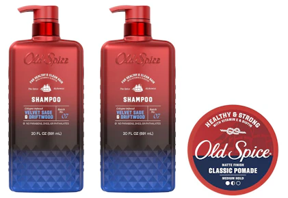 3 Old Spice Hair Products