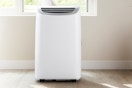 a portable a/c in the window