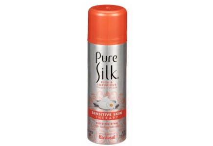 Pure Silk Shaving Cream Can