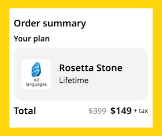 Rosetta Stone Lifetime Subscription