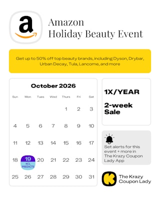 Amazon Holiday beauty sale 2025 date