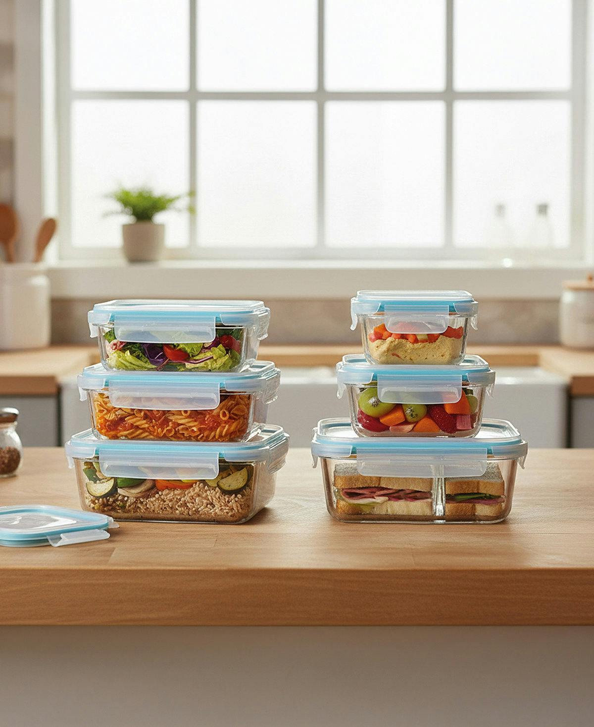 Glass Food Storage Set