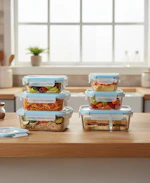 Glass Food Storage Set