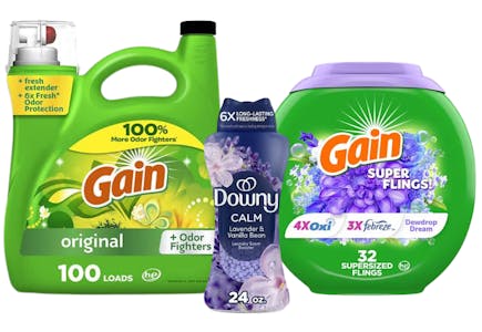 3 P&G Laundry Products