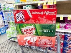 7up canada dry big red soda packs on walgreens cart