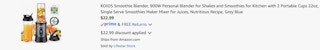 Amazon Koios Smoothie Blender 2026 2
