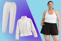 3 Avia Women's Plus Cinched Outdoor Apparel Options: Joggers, Jacket & Shorts
