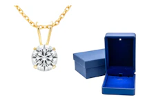 Diamond Necklace + Jewelry Box ($39.99 Value)