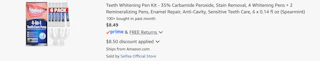 Amazon Teeth Whitening Pen Kit 2026 2