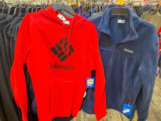 columbia mens hoodie and fleece jacket