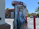 Pump at a vons gas station in california