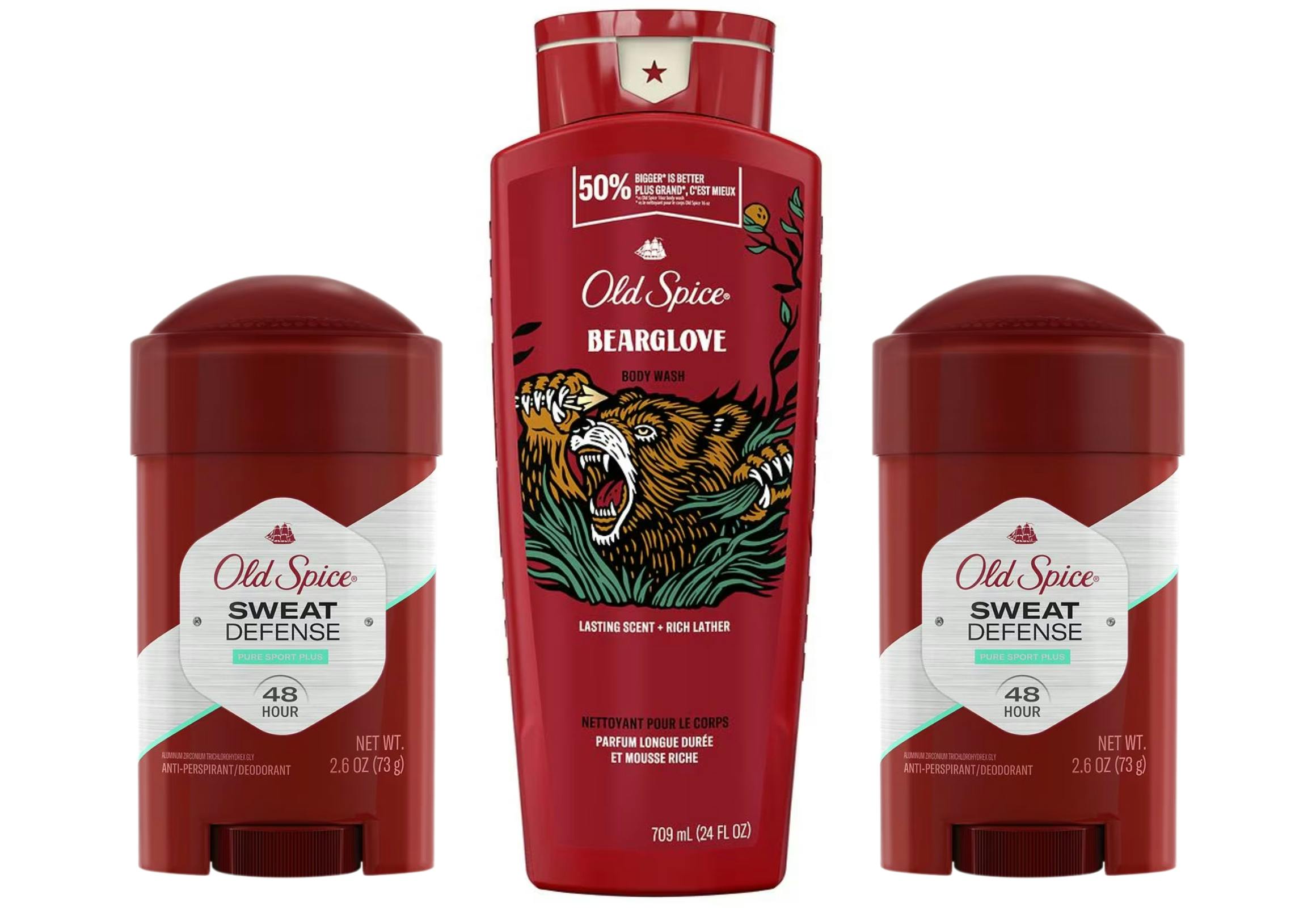 3 Old Spice Products