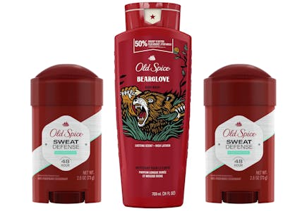 3 Old Spice Products