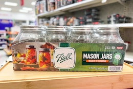 Ball Mason Jar 12-Packs, as Low as $8.35 at Target card image