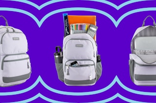 light purple backpack