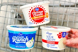 Save on Kroger Sour Cream, Cottage Cheese, and Dip With App Coupon card image