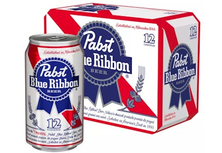 Pabst Blue Ribbon Beer 12-Pack