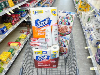 dove colgate scott cinnamon toast crunch in walgreens cart
