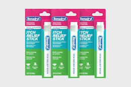 benadryl itch relief sticks