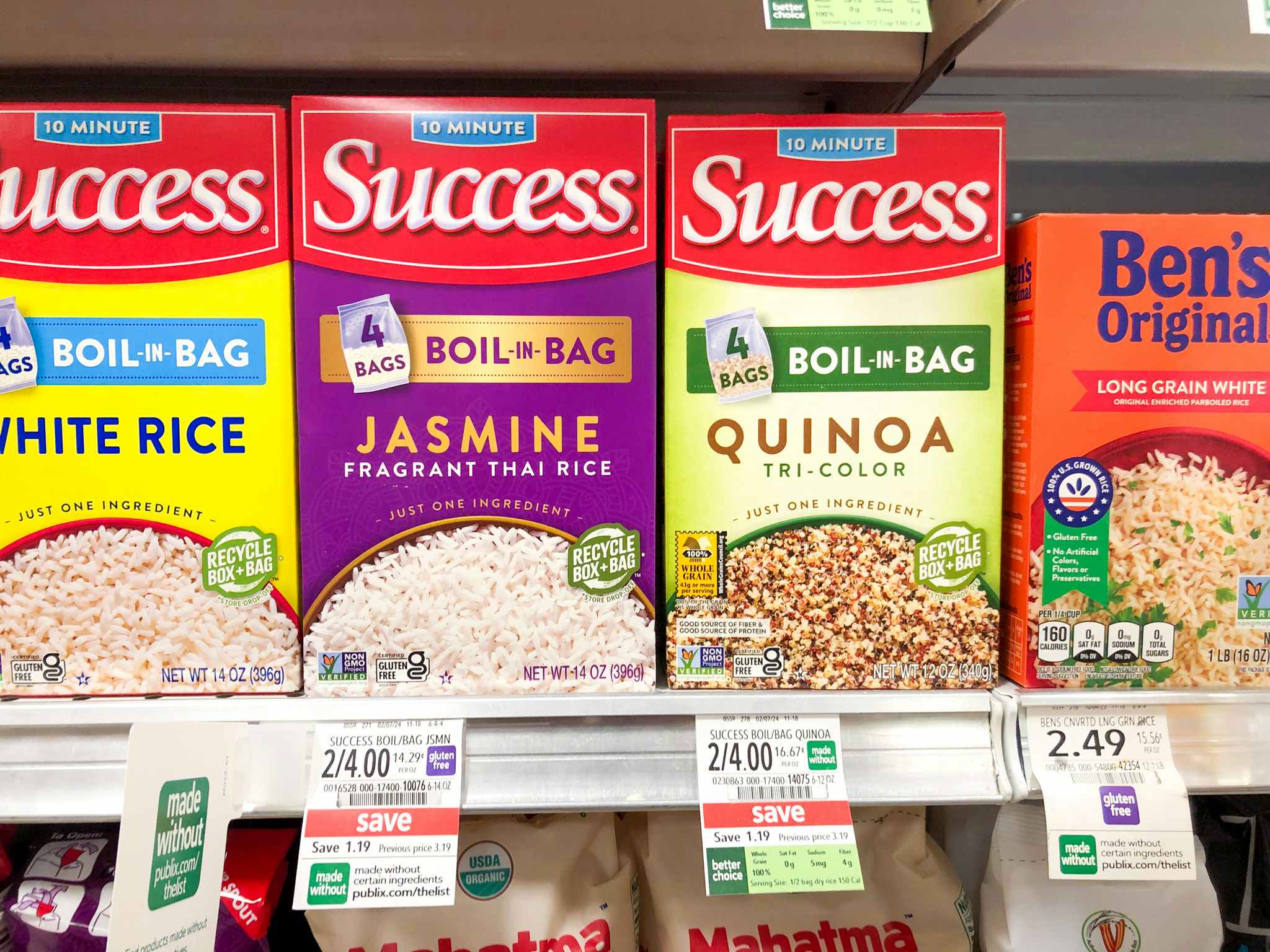 publix success boil in bag jasmine rice 1
