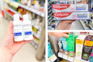 walgreens nexxus, colgate, hello 3-photo collage