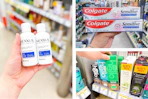 walgreens nexxus, colgate, hello 3-photo collage