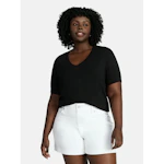 Terra & Sky Women's V-Neck Tee