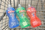 nubby sippy cups in shopping cart