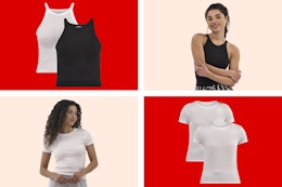 Refresh Your Basics for Less: Women’s Top 2-Packs, as Low as $5 at Walmart card image