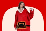 Wearable Santa Blanket Hoodie B0FDVHT2W3