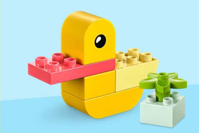 Lego Deal: Spend $40+, Get a Free My First Duck Duplo Set card image