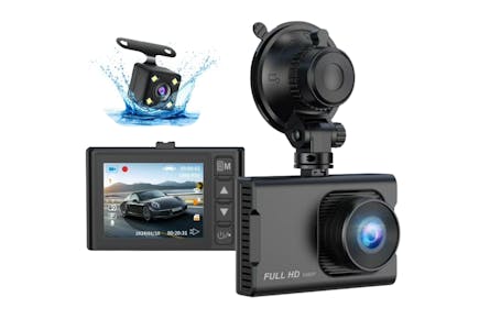 Front and Rear HD Dash Cam