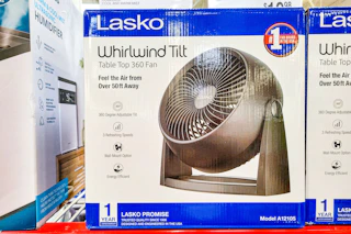 lasko fan on store shelf