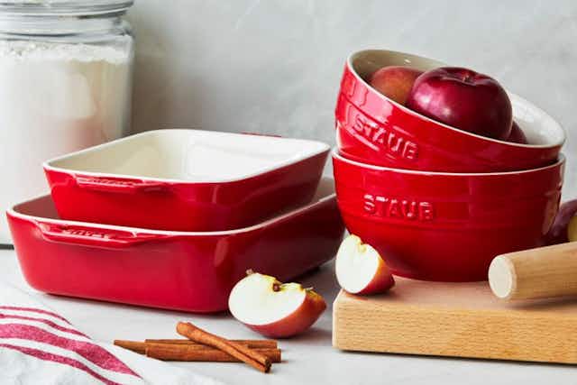 Save $137 on a 4-Piece Staub Bakeware Set at Wayfair - But Only for Tonight card image