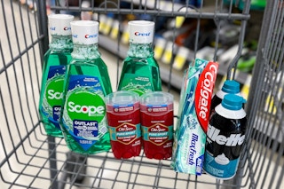 product haul in shopping cart