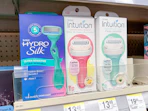 schick razors on walgreens shelf