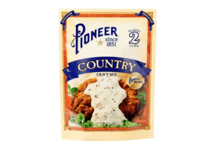 5 Pioneer Gravy Mix Pouches