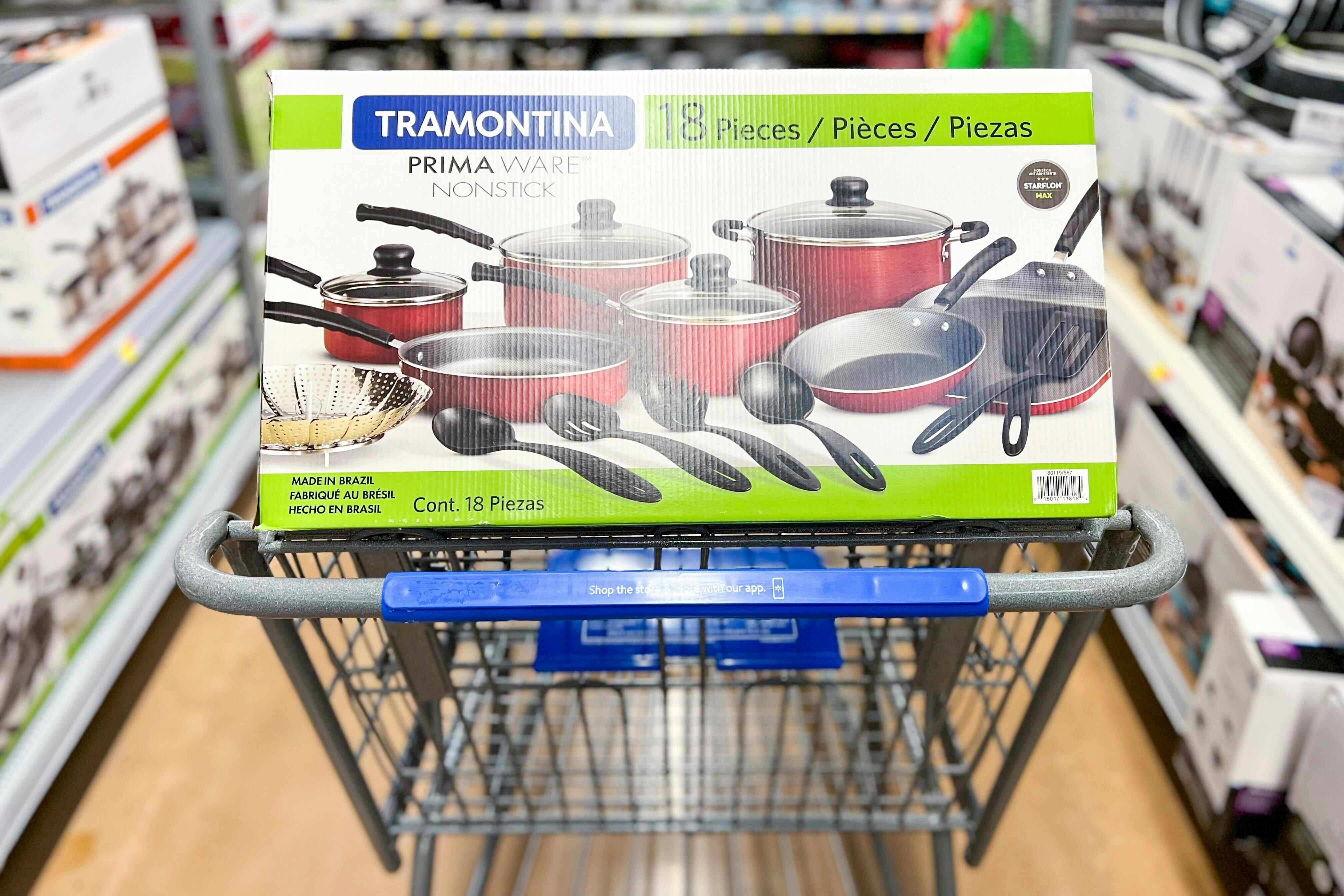 The GreenLife 18-Piece Nonstick cookware set is on sale at Walmart