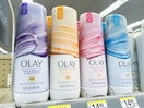 olay indulgent body wash on walgreens shelf
