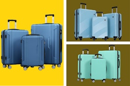 Score 3-Piece Hardside Luggage Sets for as Low as $74.99 at Walmart card image