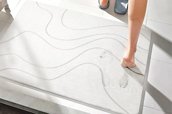 stone bath mat