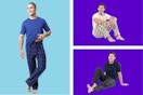 walmart fruit of the loom mens pajama set