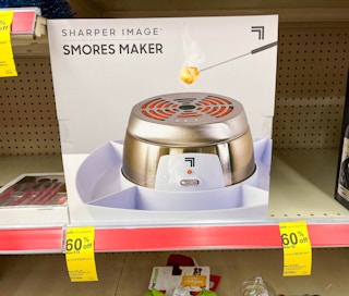 Sharper Image Smores maker with clearance tag underneath